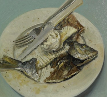 Left-over 2017_oil on wood_50x54cm